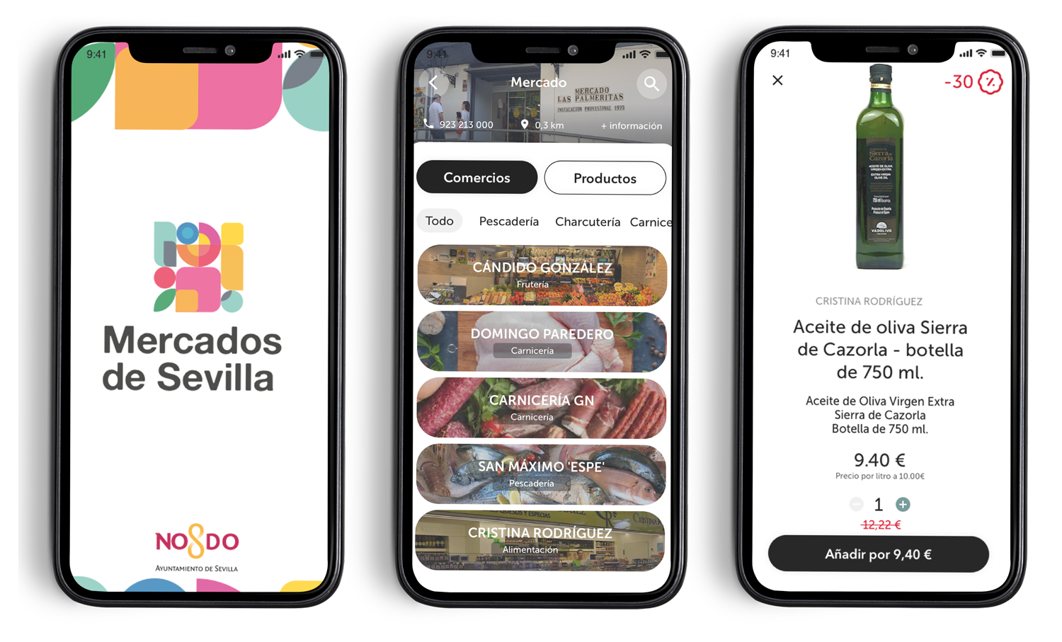 App mercados de Sevilla